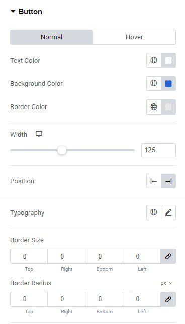 Search Form widget elementor
