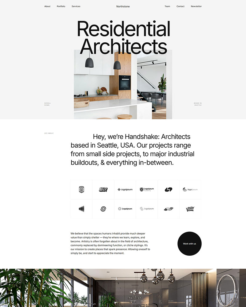 Architect Elementor Template